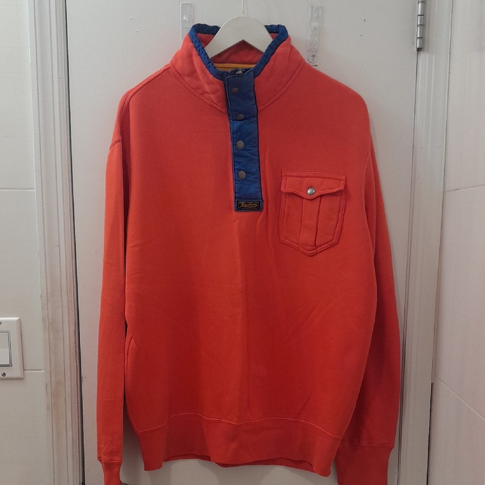 Polo by Ralph Lauren Orange Sweater with Blue Accents